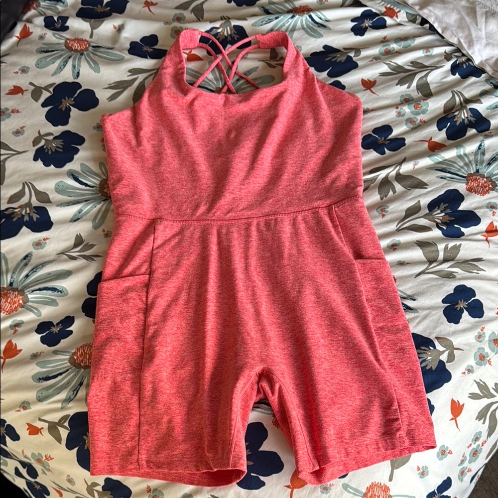 CALIA by Carrie Underwood Pink Bodysuit with Racerback